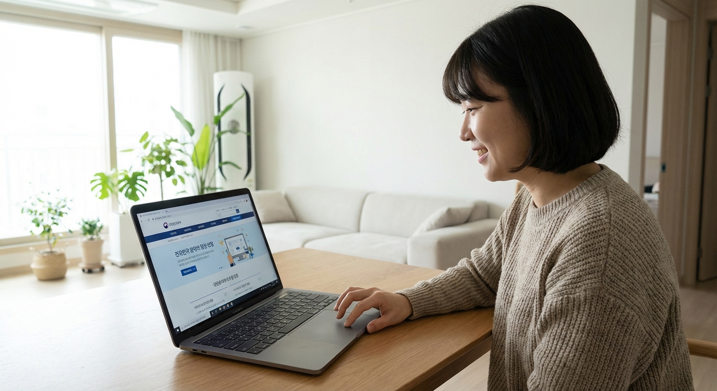 정부24 가족관계증명서 온라인 발급 화면