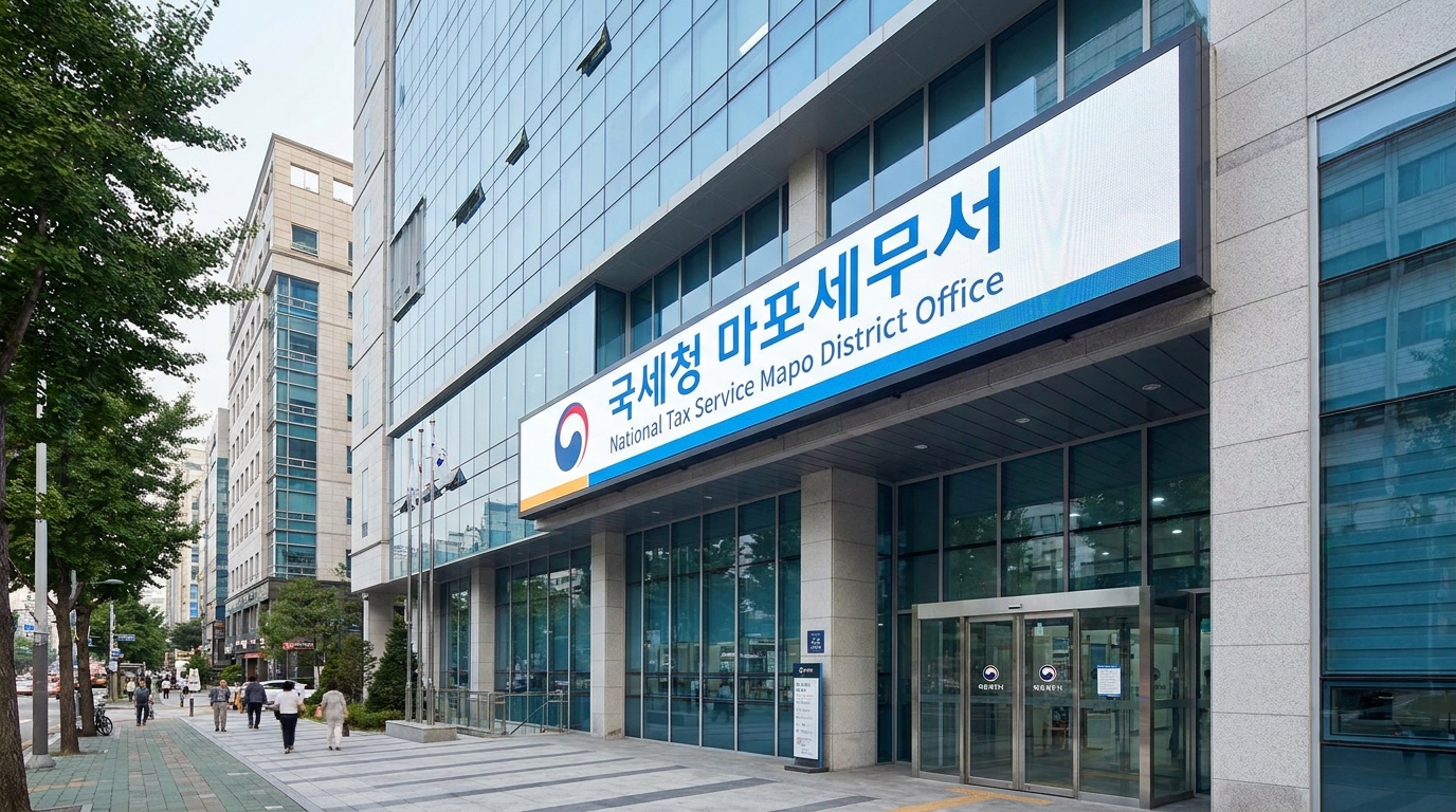 관할 세무서 건물 외관 모습