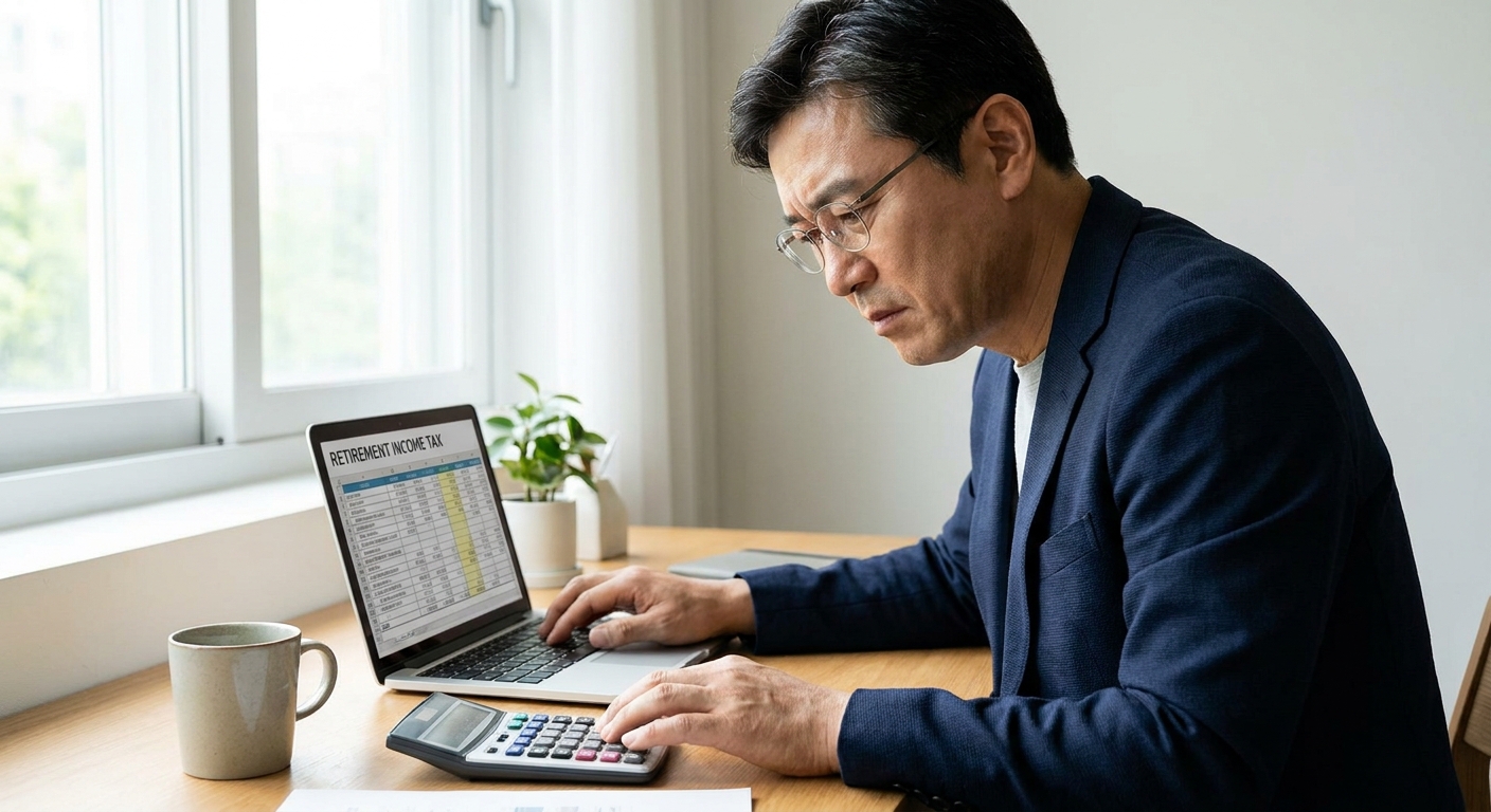 퇴직소득세 계산기로 직접 세금을 계산하는 직장인