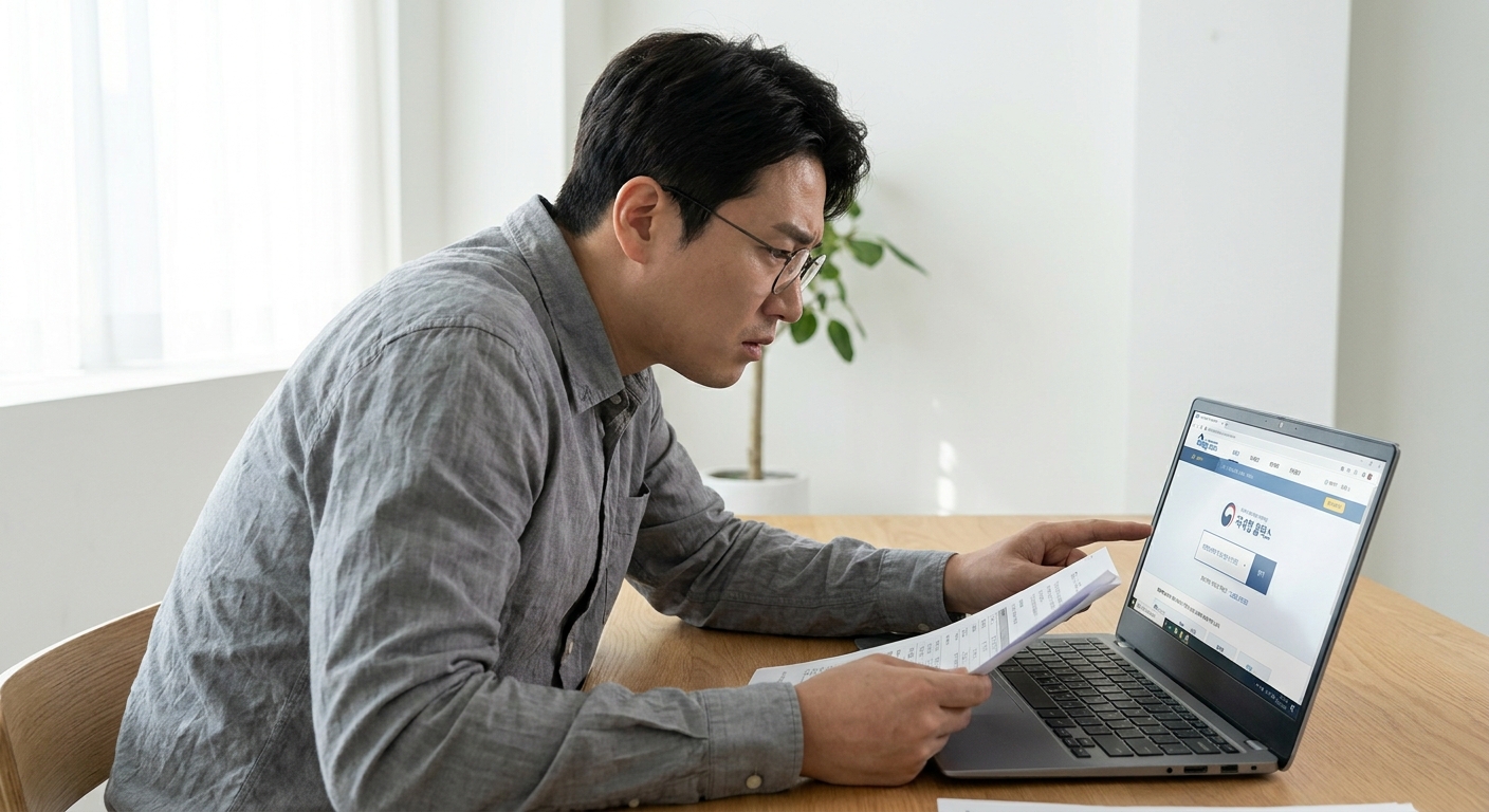 국세청 연말정산 간소화 자료를 PDF로 확인하는 직장인